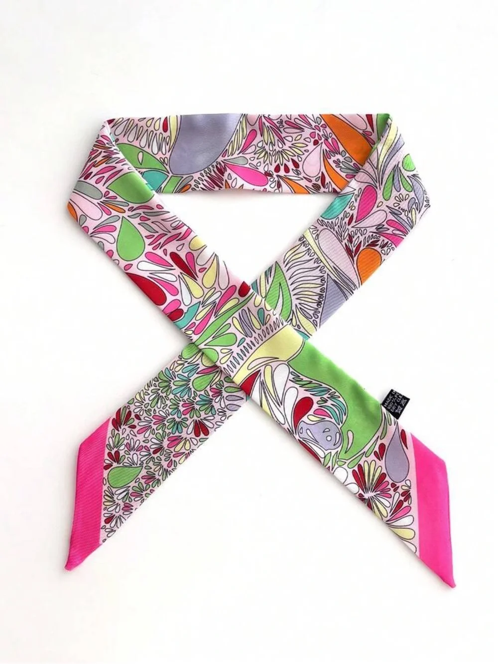 Arrival lady paisley printed small scarf for bag or neck